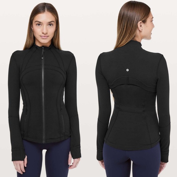 Lululemon Define Jacket Luon Black Women's Size 0 Fitted Athletic Run Minimalist - Picture 1 of 15